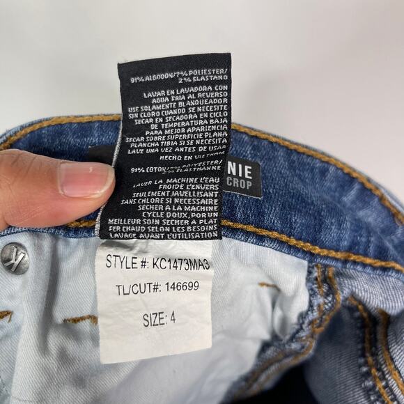 Kut From The Kloth 4 Connie High Rise Fab Ab Crop Jeans Stretchy Denim Cotton - Picture 11 of 13